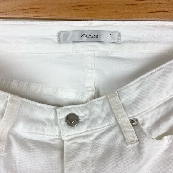 Joe’s Cuffed Crop Mid-Rise Skinny Jeans - White - Picture 8 of 8